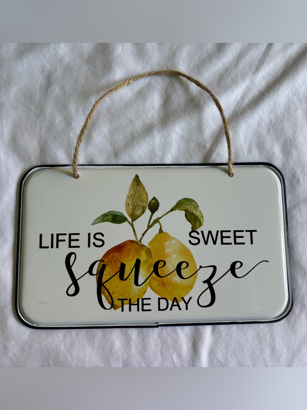 Small Lemon Decorative Hanging Sign